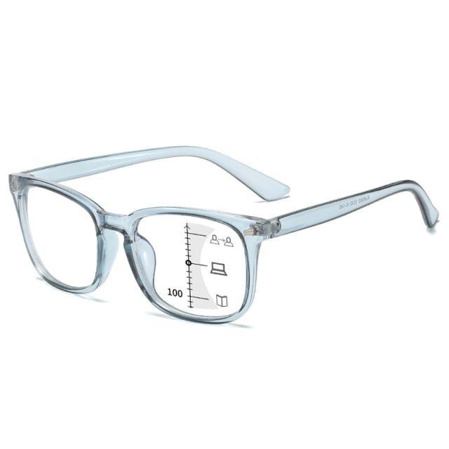 Black Square Multifocal Progressive Reading Glasses For  Men Fashion With Diopters Anti-glare Computer Reading Gaming TV Phones Transparent Glasses For Women Men Stevvex