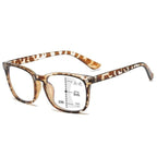 Black Square Multifocal Progressive Reading Glasses For  Men Fashion With Diopters Anti-glare Computer Reading Gaming TV Phones Transparent Glasses For Women Men Stevvex