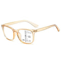 Black Square Multifocal Progressive Reading Glasses For  Men Fashion With Diopters Anti-glare Computer Reading Gaming TV Phones Transparent Glasses For Women Men Stevvex