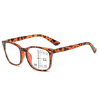 Black Square Multifocal Progressive Reading Glasses For  Men Fashion With Diopters Anti-glare Computer Reading Gaming TV Phones Transparent Glasses For Women Men Stevvex
