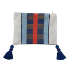 Black Striped Backstrap Clutch Handwoven Guatemalan Textile Evening Bag BandsCo Straps