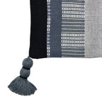 Black Striped Backstrap Clutch Handwoven Guatemalan Textile Evening Bag BandsCo Straps