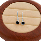 Moissanite Earrings 925 Sterling Silver White Gold Plated Hypoallergenic Studs BandsCo Straps
