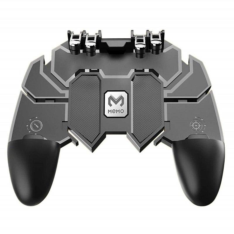 Black Sustainable Trigger Fire Shooter Joystick Metal Trigger Gamepad Compatible With Mobile Phone Accessories Stevvex