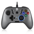 Black Sustainable Wired Joystick Game Controller With Customized Buttons Programable With PC Laptop Stevvex