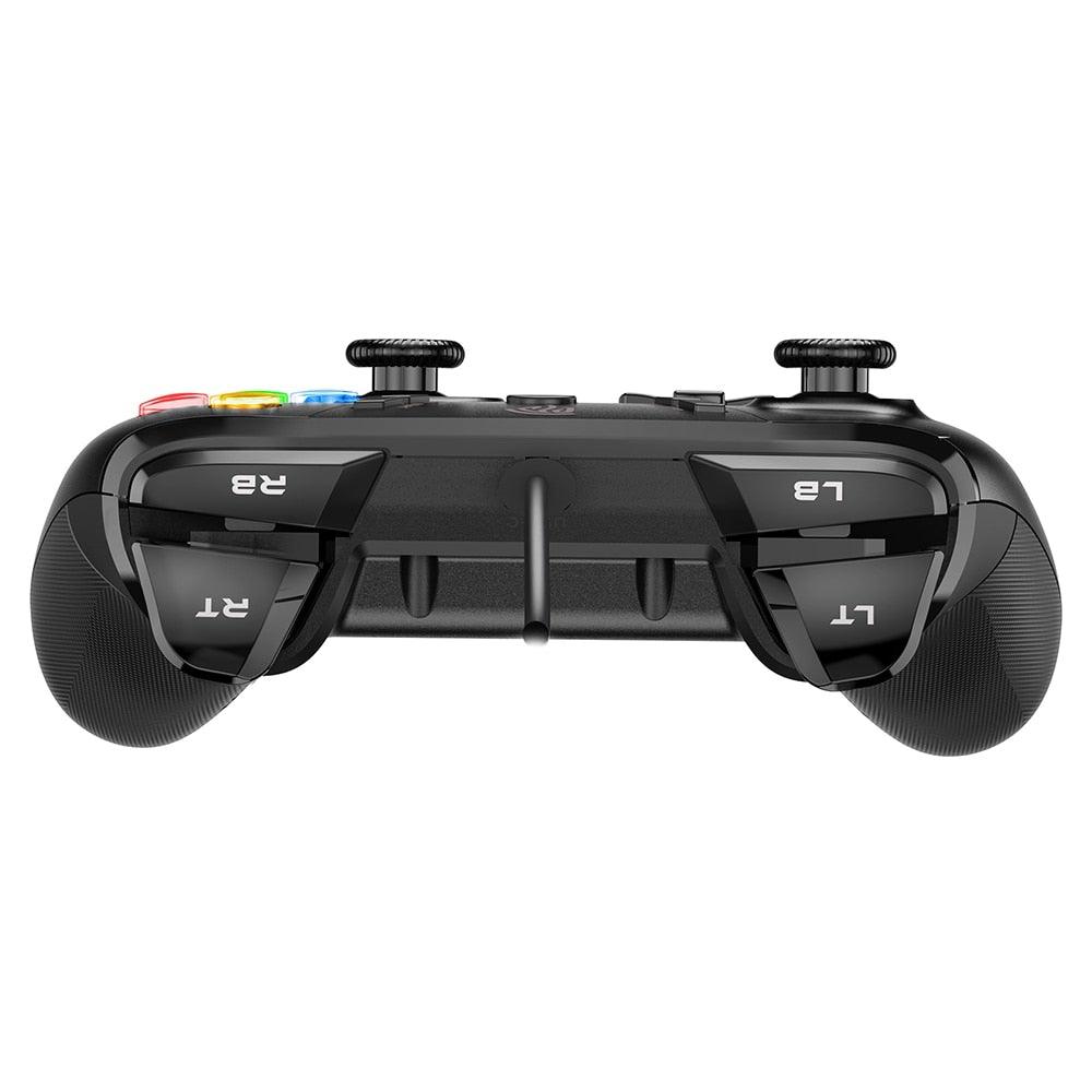 Black Sustainable Wired Joystick Game Controller With Customized Buttons Programable With PC Laptop Stevvex