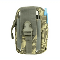 Black Tactical Pouch Belt Phone Holder Waist Bag Military Fanny Pack Classy Outdoor Travel Workout Sports Hands-Free Waist Bag For Running Outdoor Activities Stevvex