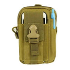 Black Tactical Pouch Belt Phone Holder Waist Bag Military Fanny Pack Classy Outdoor Travel Workout Sports Hands-Free Waist Bag For Running Outdoor Activities Stevvex