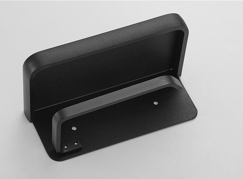 Black Toilet Paper Holder Multifunction Bathroom Storage Shelf Roll Paper Holder Toilet Paper Holder With Shelf Matte Black Toilet Paper Holder Toilet Paper Roll Holder Bathroom Adhesive Toilet Paper Holder Stevvex