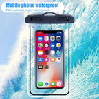 Black Universal Waterproof Phone Case Water Proof Bag Mobile Cover For iPhone 12 11 Pro Max 8 7 Waterproof Phone Bag Waterproof Phone Case With Lanyard for iPhone Case & Strap Stevvex