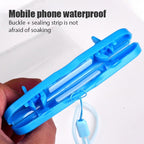 Black Universal Waterproof Phone Case Water Proof Bag Mobile Cover For iPhone 12 11 Pro Max 8 7 Waterproof Phone Bag Waterproof Phone Case With Lanyard for iPhone Case & Strap Stevvex