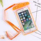 Black Universal Waterproof Phone Case Water Proof Bag Mobile Cover For iPhone 12 11 Pro Max 8 7 Waterproof Phone Bag Waterproof Phone Case With Lanyard for iPhone Case & Strap Stevvex