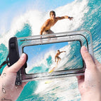 Black Waterproof Mobile Cover Pouch Mobile Case Phone Pouch for iPhone Outdoor Waterproof Phone Case Universal Bag For iPhone 13 12 11 Pro Max Waterproof Phone Pouch Case & Strap Stevvex