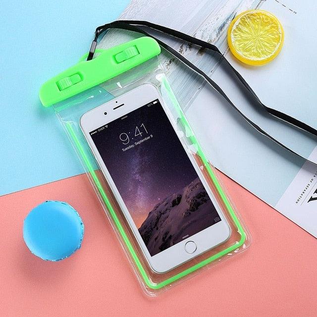 Black Waterproof Mobile Cover Pouch Mobile Case Phone Pouch for iPhone Outdoor Waterproof Phone Case Universal Bag For iPhone 13 12 11 Pro Max Waterproof Phone Pouch Case & Strap Stevvex