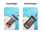 Black Waterproof Phone Case Bag For iPhone 14 13 12 Pro Max Swim Pouch For Universal Protective Phone Case Universal Waterproof Underwater Dustproof Touch Phone Case for iPhone Stevvex