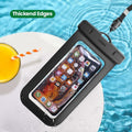 Black Waterproof Phone Case Bag For iPhone 14 13 12 Pro Max Swim Pouch For Universal Protective Phone Case Universal Waterproof Underwater Dustproof Touch Phone Case for iPhone Stevvex