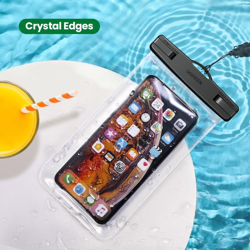 Black Waterproof Phone Case Bag For iPhone 14 13 12 Pro Max Swim Pouch For Universal Protective Phone Case Universal Waterproof Underwater Dustproof Touch Phone Case for iPhone Stevvex