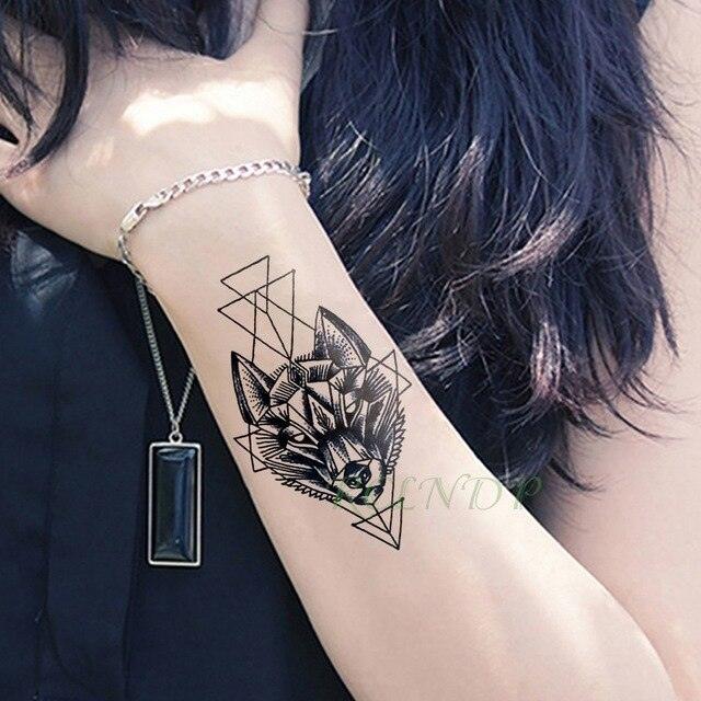 Black Waterproof Temporary Bird Tattoo Sticker Arm Leg Wrist Modern Small Tattoo For Womens And Kids Stevvex