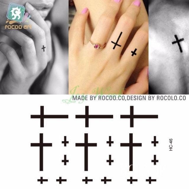 Black Waterproof Temporary Bird Tattoo Sticker Arm Leg Wrist Modern Small Tattoo For Womens And Kids Stevvex