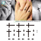 Black Waterproof Temporary Bird Tattoo Sticker Arm Leg Wrist Modern Small Tattoo For Womens And Kids Stevvex