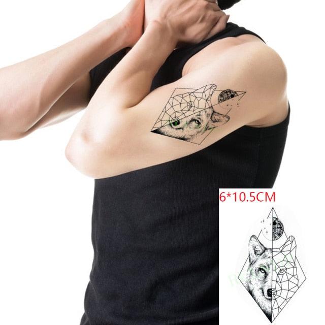 Black Waterproof Temporary Bird Tattoo Sticker Arm Leg Wrist Modern Small Tattoo For Womens And Kids Stevvex