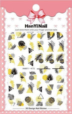 Black White 3D Nail Sticker Decals Cool English Letter Nail Art Decoration Manicure Design Christmas New Year Gift French Nail Art Stickers Decals 8Sheets Nail Art Supplies 3D Self-Adhesive Nail Art Decoration  Pattern Nail Accessories Classic Simple Stevvex