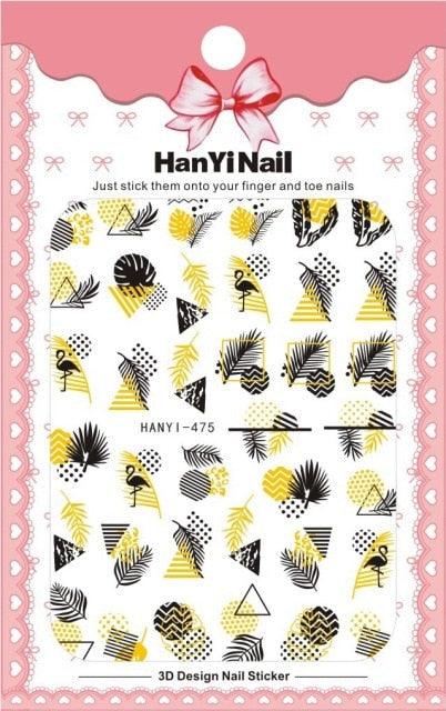 Black White 3D Nail Sticker Decals Cool English Letter Nail Art Decoration Manicure Design Christmas New Year Gift French Nail Art Stickers Decals 8Sheets Nail Art Supplies 3D Self-Adhesive Nail Art Decoration  Pattern Nail Accessories Classic Simple Stevvex