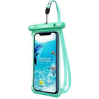 Black White Full View Waterproof Case for Phone Underwater Snow Transparent Swimming Pouch Big Mobile Phone Covers Waterproof Mobile Phone Case Underwater Waterproof Iphone Case Stevvex
