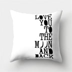 Black White Geometric Cushion Cover Pillowcase Sofa Cushions Decorative Pillow Covers Stripe Pattern Throw Pillow Case Daily Decorations Sofa Throw Pillow Case Cushion Covers Pillowcase Polyester Home Decor Pillow Cases 45x45CM Stevvex