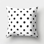 Black White Geometric Cushion Cover Pillowcase Sofa Cushions Decorative Pillow Covers Stripe Pattern Throw Pillow Case Daily Decorations Sofa Throw Pillow Case Cushion Covers Pillowcase Polyester Home Decor Pillow Cases 45x45CM Stevvex
