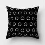 Black White Geometric Cushion Cover Pillowcase Sofa Cushions Decorative Pillow Covers Stripe Pattern Throw Pillow Case Daily Decorations Sofa Throw Pillow Case Cushion Covers Pillowcase Polyester Home Decor Pillow Cases 45x45CM Stevvex