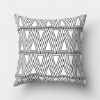 Black White Geometric Cushion Cover Pillowcase Sofa Cushions Decorative Pillow Covers Stripe Pattern Throw Pillow Case Daily Decorations Sofa Throw Pillow Case Cushion Covers Pillowcase Polyester Home Decor Pillow Cases 45x45CM Stevvex