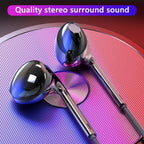 Black White Sport Earbuds Wired Headphones With Bass Mobile Phone Earphone Wire Stereo Headset Mic Music Earphones Wired Earbuds Noise Isolating in-Ear Headphones Earphones with Mic Volume Control 3.5mm Plug for Sports Workout Compatible Stevvex