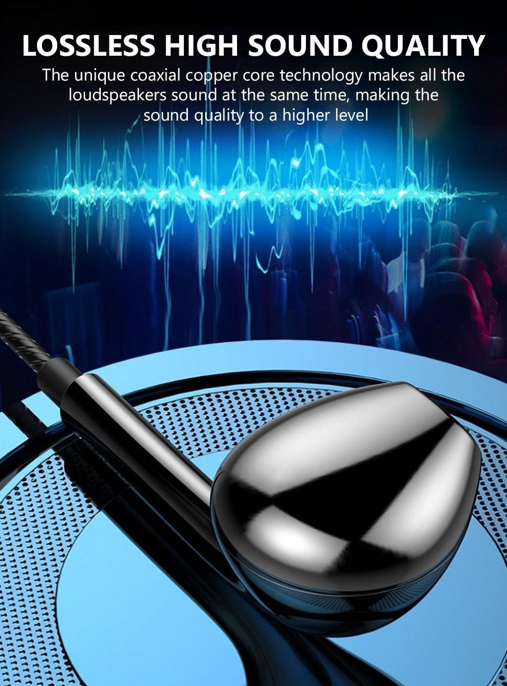 Black White Sport Earbuds Wired Headphones With Bass Mobile Phone Earphone Wire Stereo Headset Mic Music Earphones Wired Earbuds Noise Isolating in-Ear Headphones Earphones with Mic Volume Control 3.5mm Plug for Sports Workout Compatible Stevvex