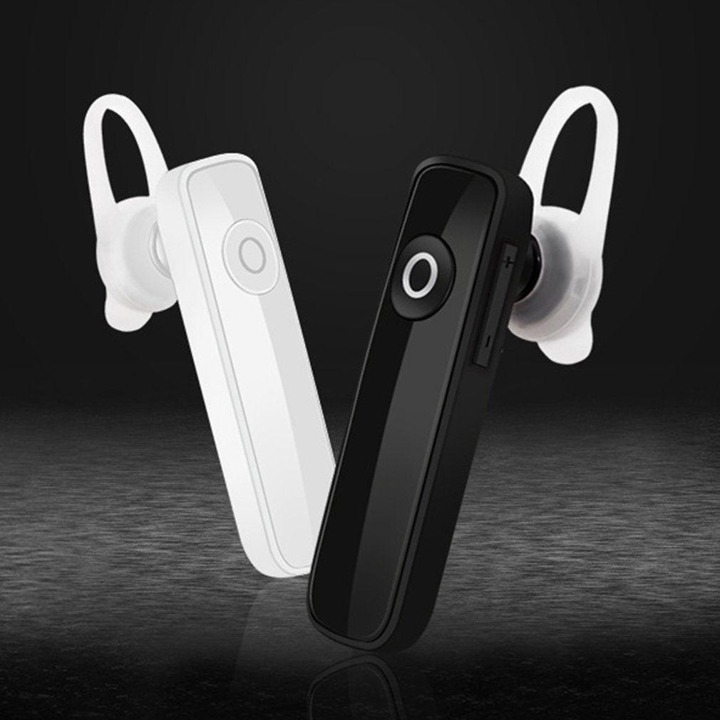 Black White Wireless Bluetooth Earphone In-ear Single Mini Earbud Hands Free Calls With Clear Conversations And Streaming MultimediaStereo Music Headset Sport Bluetooth Headphones Over Ear Hooks Earphone For Smart Phones Stevvex