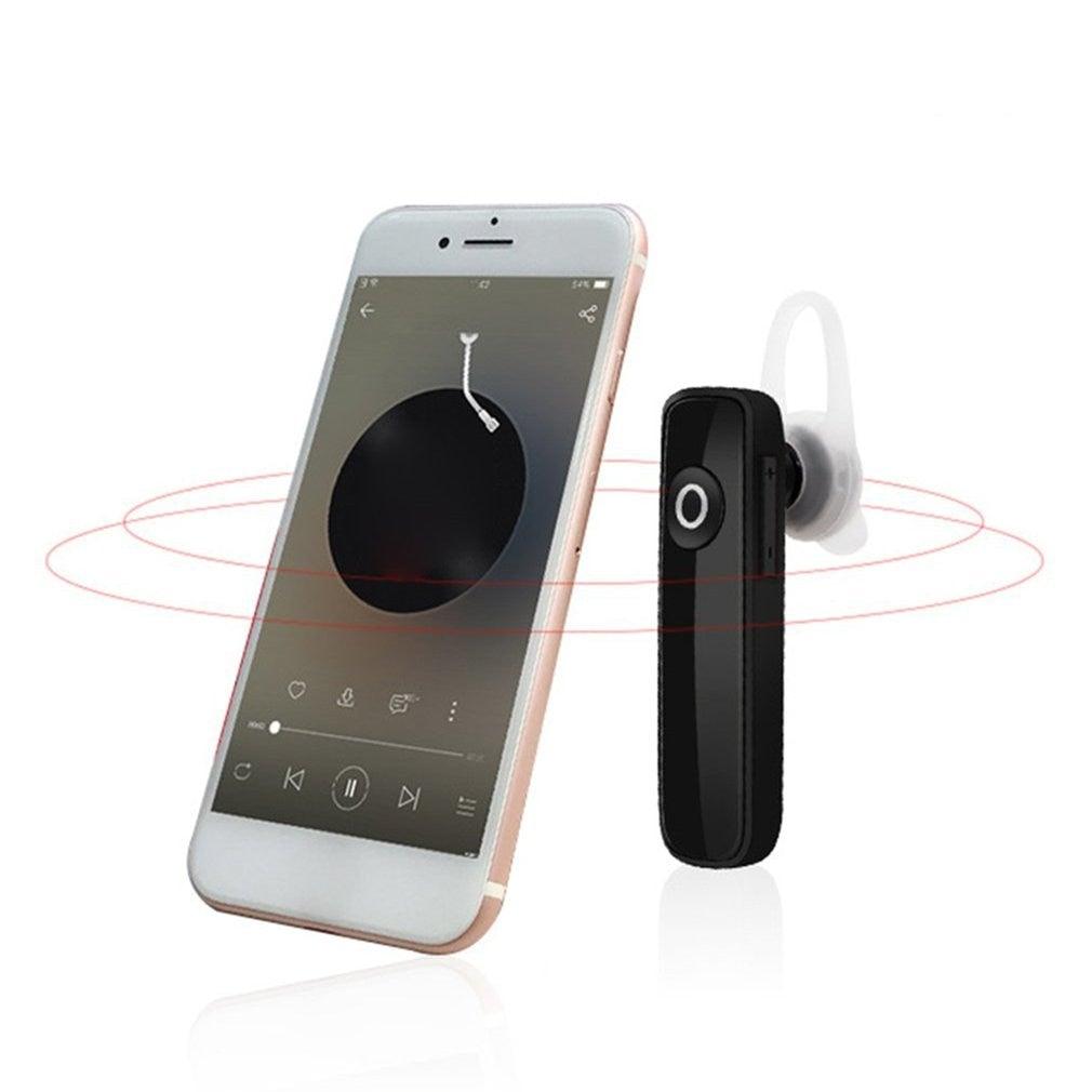 Black White Wireless Bluetooth Earphone In-ear Single Mini Earbud Hands Free Calls With Clear Conversations And Streaming MultimediaStereo Music Headset Sport Bluetooth Headphones Over Ear Hooks Earphone For Smart Phones Stevvex