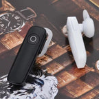 Black White Wireless Bluetooth Earphone In-ear Single Mini Earbud Hands Free Calls With Clear Conversations And Streaming MultimediaStereo Music Headset Sport Bluetooth Headphones Over Ear Hooks Earphone For Smart Phones Stevvex