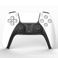 Black White Wireless Dual Sense Double Vibration Joystick Controller Compatible With PC Laptop For Gamers Stevvex