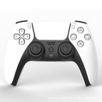 Black White Wireless Dual Sense Double Vibration Joystick Controller Compatible With PC Laptop For Gamers Stevvex