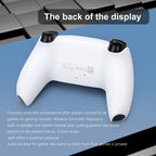 Black White Wireless Dual Sense Double Vibration Joystick Controller Compatible With PC Laptop For Gamers Stevvex