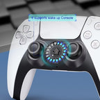 Black White Wireless Dual Sense Double Vibration Joystick Controller Compatible With PC Laptop For Gamers Stevvex