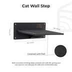 Wooden Decagon Step - Black