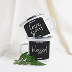 16oz Reusable Metal Candle Mug Scented Soy Candle Gift BandsCo Straps