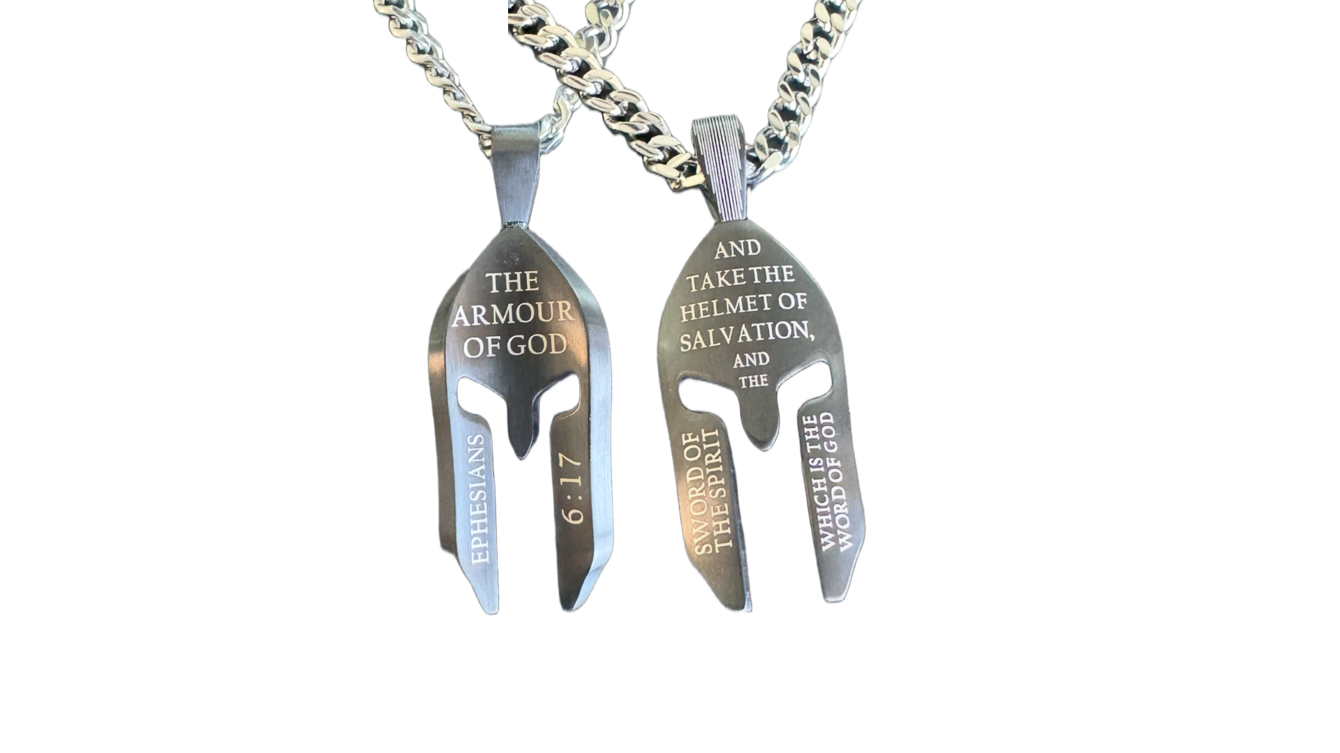 Black Helmet Necklace KingdomWear