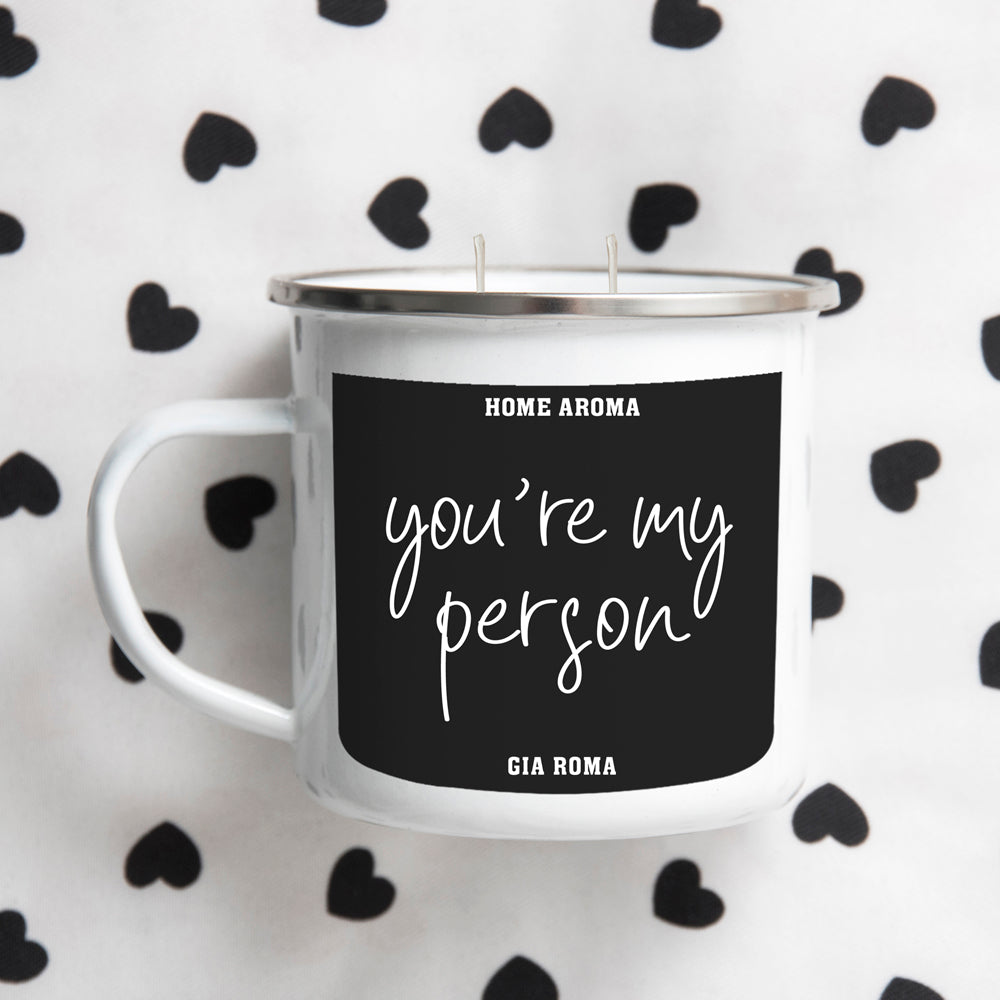 16oz Reusable Metal Candle Mug Scented Soy Candle Gift BandsCo Straps