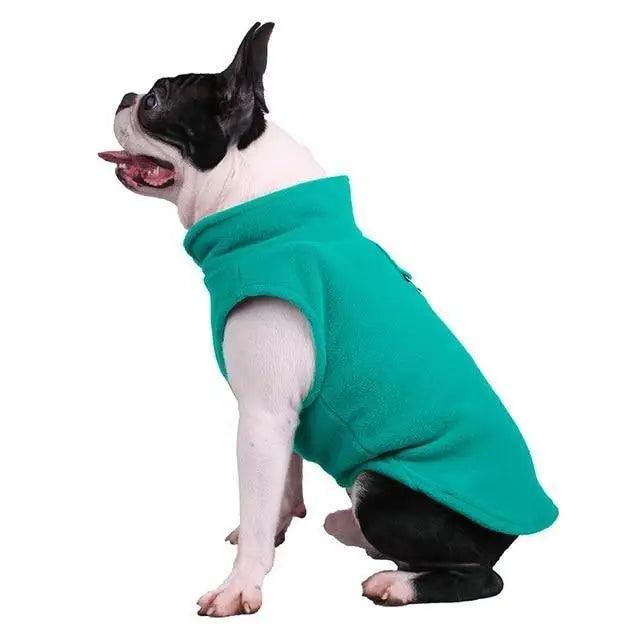 Blank Dog Vest Soft Fleece Clothes For Small Dogs Solid Candy Color Dog T Shirt With Dog Harness Leash Dog Cold Weather Coat Warm Dog Jumpers Soft Fleece Vest Jacket with Leash Ring Costume for Puppy Small Dogs Stevvex
