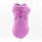 Blank Dog Vest Soft Fleece Clothes For Small Dogs Solid Candy Color Dog T Shirt With Dog Harness Leash Dog Cold Weather Coat Warm Dog Jumpers Soft Fleece Vest Jacket with Leash Ring Costume for Puppy Small Dogs Stevvex