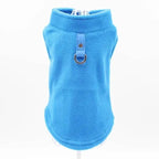 Blank Dog Vest Soft Fleece Clothes For Small Dogs Solid Candy Color Dog T Shirt With Dog Harness Leash Dog Cold Weather Coat Warm Dog Jumpers Soft Fleece Vest Jacket with Leash Ring Costume for Puppy Small Dogs Stevvex