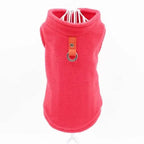 Blank Dog Vest Soft Fleece Clothes For Small Dogs Solid Candy Color Dog T Shirt With Dog Harness Leash Dog Cold Weather Coat Warm Dog Jumpers Soft Fleece Vest Jacket with Leash Ring Costume for Puppy Small Dogs Stevvex