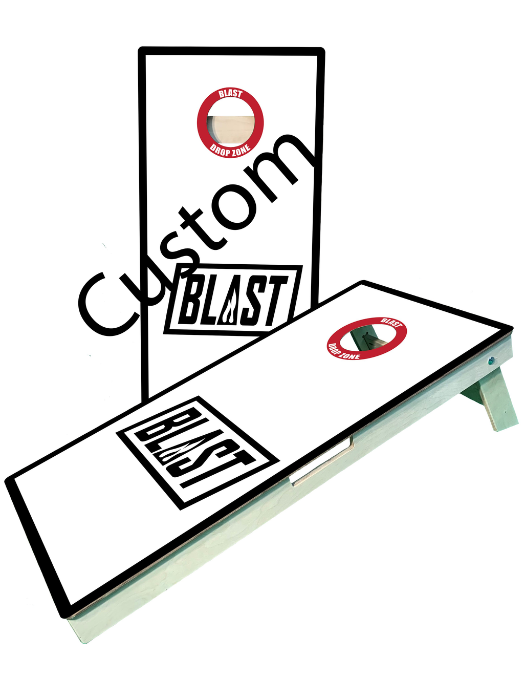 Blast Elite Series Boards - custom design with 1” tops! - SJB-DIAMOND ELITES